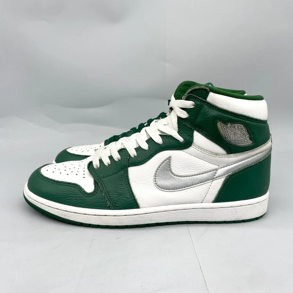 Nike Air Jordan 1 Retro High OG Gorge Green White Silver Mens 11 DZ5485303